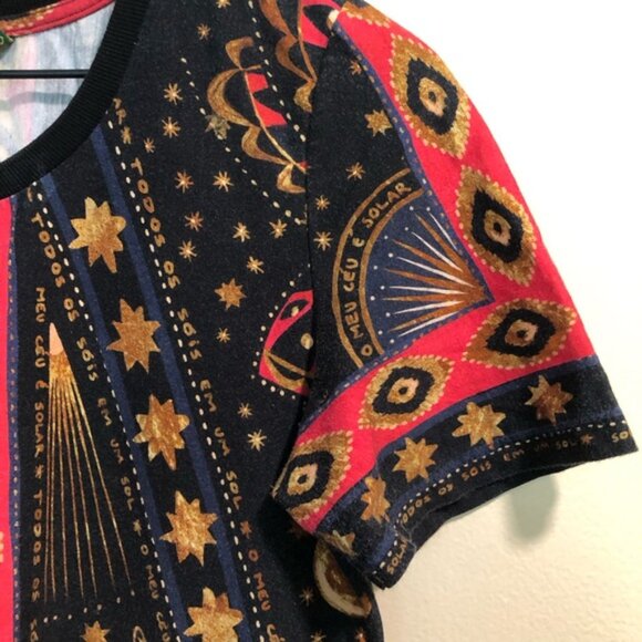 FARM Rio Celestial 100% Cotton Dress size small Hippie/Festival/Boho - Picture 5 of 7